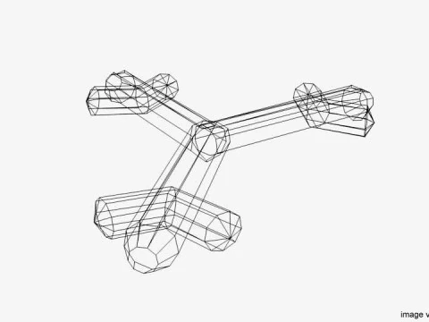 Flocon de neige - Type 4 Modèle 3D