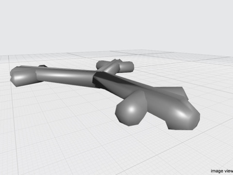 Snowflake - Type 4 3D Модель