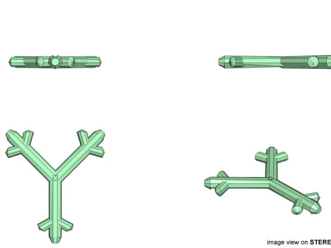 Flocon de neige - Type 4 Modèle 3D