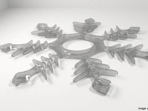 雪花 - 5 型 3D 模型