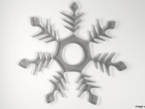 スノーフレーク - タイプ 5 3Dモデル