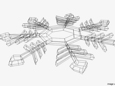 スノーフレーク - タイプ 5 3Dモデル