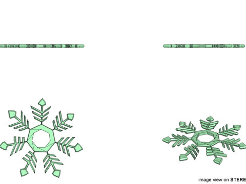 Snowflake - Type 5 3Dモデル