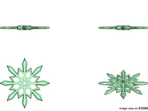 Snowflake - Type 6 3D Model