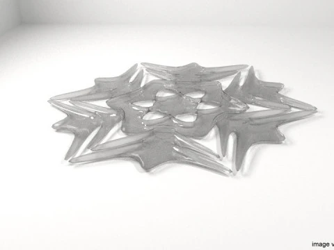 雪花 - 7 型 3D 模型