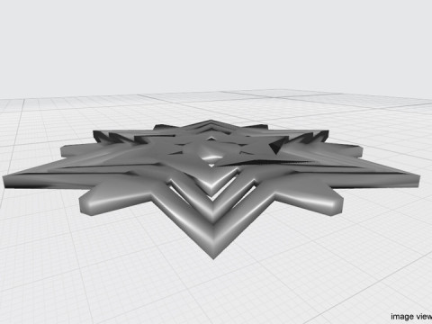 Snowflake - Type 7 3Dモデル