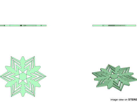 Snowflake - Type 7 3Dモデル