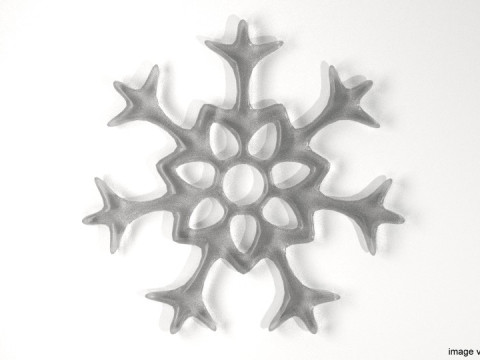 Snowflake - Type 8 Modello 3D