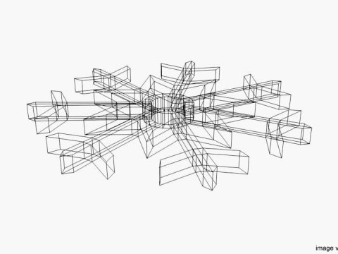 Snowflake - Type 8 Modello 3D