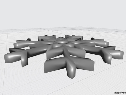 Snowflake - Type 8 Modello 3D