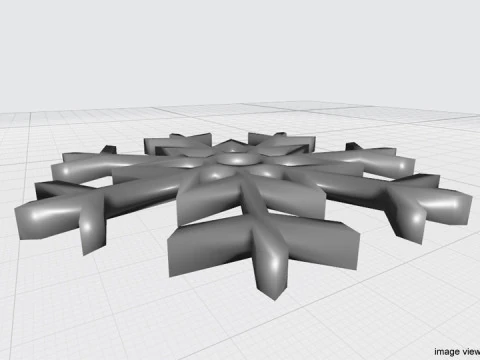 Snowflake - Type 8 3D Model