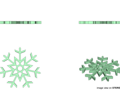 Snowflake - Type 8 Modello 3D