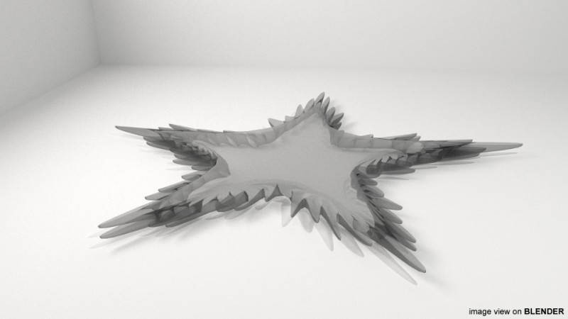 Snowflake - Type 9 3Dモデル .c4d .max .obj .3ds .fbx .stl .blend 