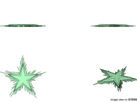 雪花 - 9 型 3D 模型