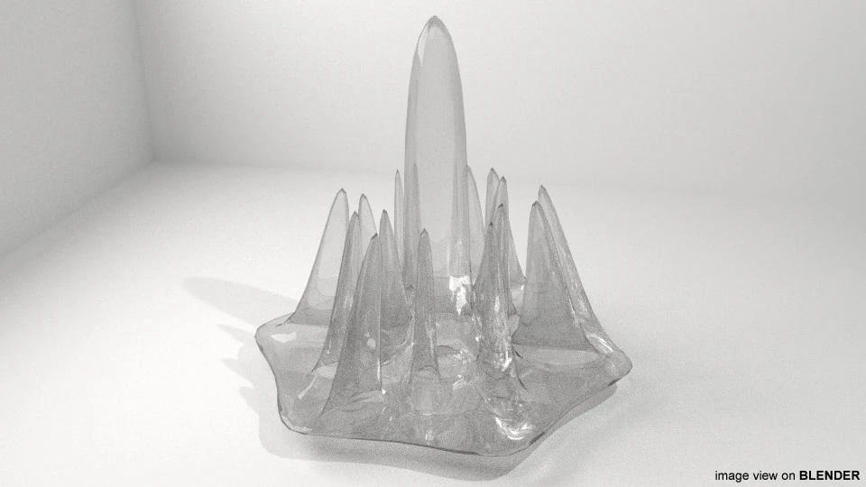 Snowflake - Type 10 3D Model .c4d .max .obj .3ds .fbx .stl .blend 