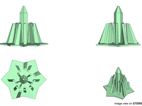 Snowflake - Type 10 3Dモデル