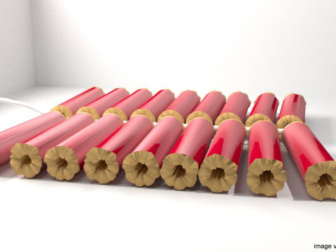 Firecracker - Cake Model 3D