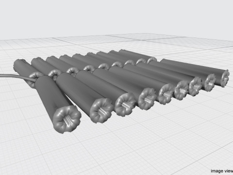 Firecracker - Cake Modelo 3D