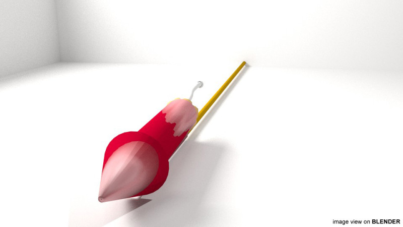 Firework - Rocket 3Dモデル .c4d .max .obj .3ds .fbx .stl .blend 