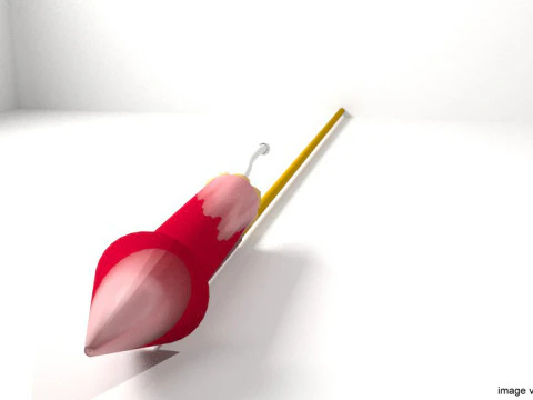 Feuerwerk - Rakete 3D Modell