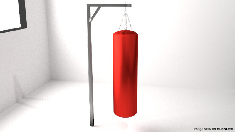 Training Equipment - Punching Bag 3Dモデル .c4d .max .obj .3ds .fbx .stl .blend 