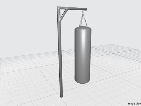 Training Equipment - Punching Bag 3Dモデル