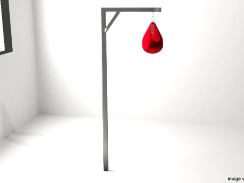 Тренировочное оборудование – боксерский мяч 3D Модель