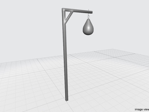 Training Equipment - Punching Ball 3D Model