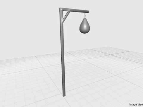 Training Equipment - Punching Ball 3D Model