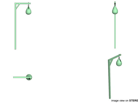 Training Equipment - Punching Ball 3D Model
