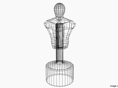 Training Equipment - Punching Dummy 3Dモデル