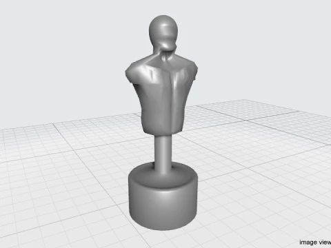 Training Equipment - Punching Dummy 3D Model