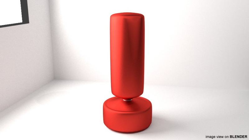 Training Equipment - Vertical Column Modello 3D .c4d .max .obj .3ds .fbx .stl .blend 