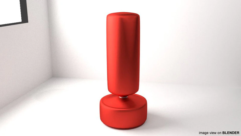 प्रशिक्षण उपकरण - लंबवत स्तंभ 3D मॉडल .c4d .max .obj .3ds .fbx .stl .blend 