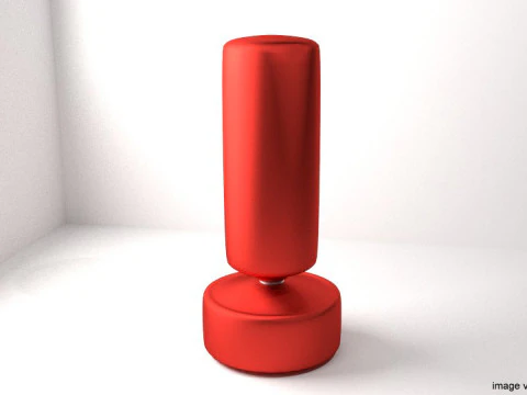 Trainingsapparatuur - Verticale kolom 3D Model