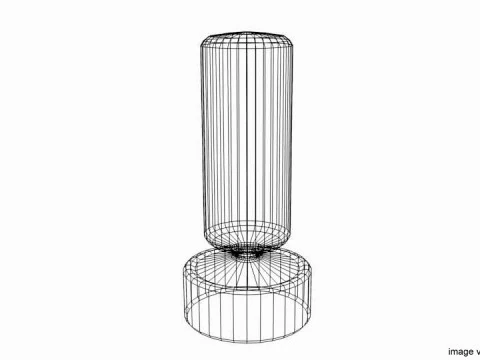 प्रशिक्षण उपकरण - लंबवत स्तंभ 3D मॉडल