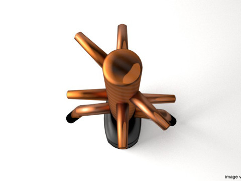 Training Equipment - Wooden Dummy 3Dモデル