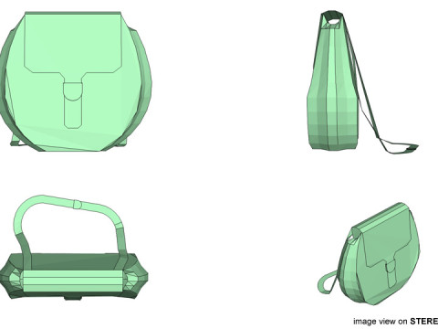 Handbag - Type 4 3Dモデル