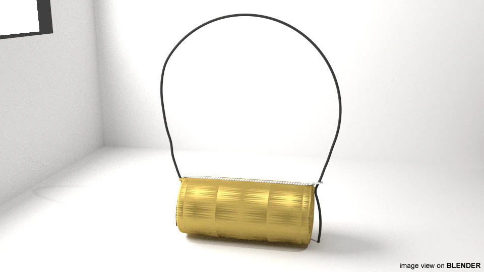 Handbag - Type 5 3D Model .c4d .max .obj .3ds .fbx .stl .blend 