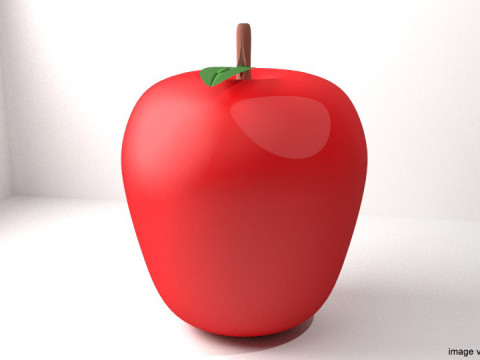 Fruit - Apple 3D-Modell