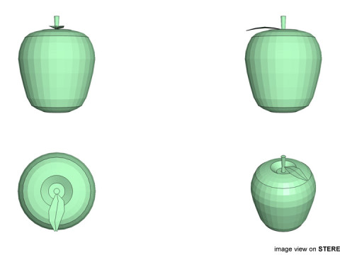 Fruit - Apple 3D 模型