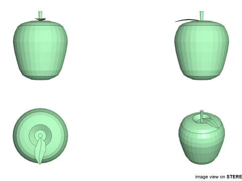 Fruit - Apple 3D Model