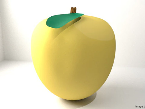 Buah - Aprikot Model 3D