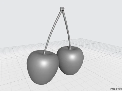 Fruit - Cherry 3D Model