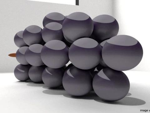 Fruta - Uva Modelo 3D