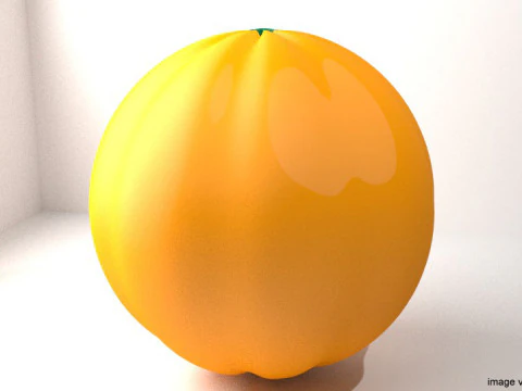 果物 - オレンジ 3Dモデル