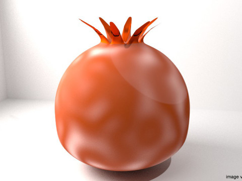 Fruit - Pomegranates 3Dモデル