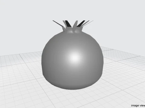 Fruit - Pomegranates 3D Model
