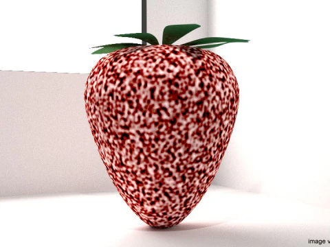 Fruit - Strawberry 3D Model