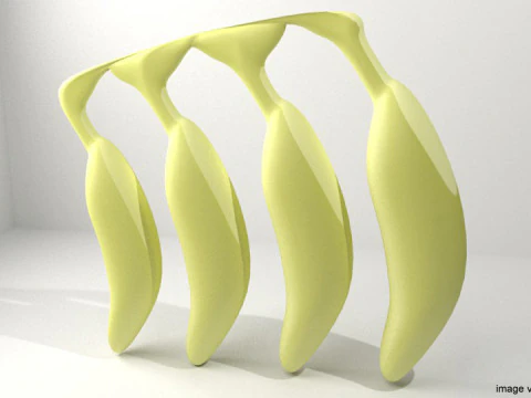 Buah - Pisang Model 3D